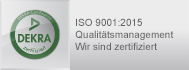 ISO 9001:2015 zertifizierter Betrieb